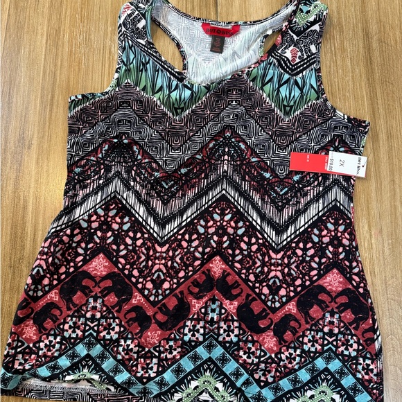 Bohemian Patterned Razorback Tanks - Picture 5 of 5